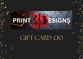 Print3Designs Gift Card