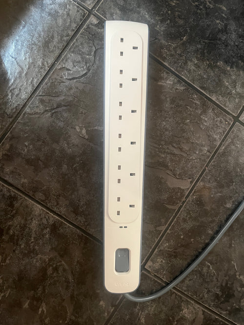 3D Printed Wall Mount For Belkin Extension Lead 6 Way