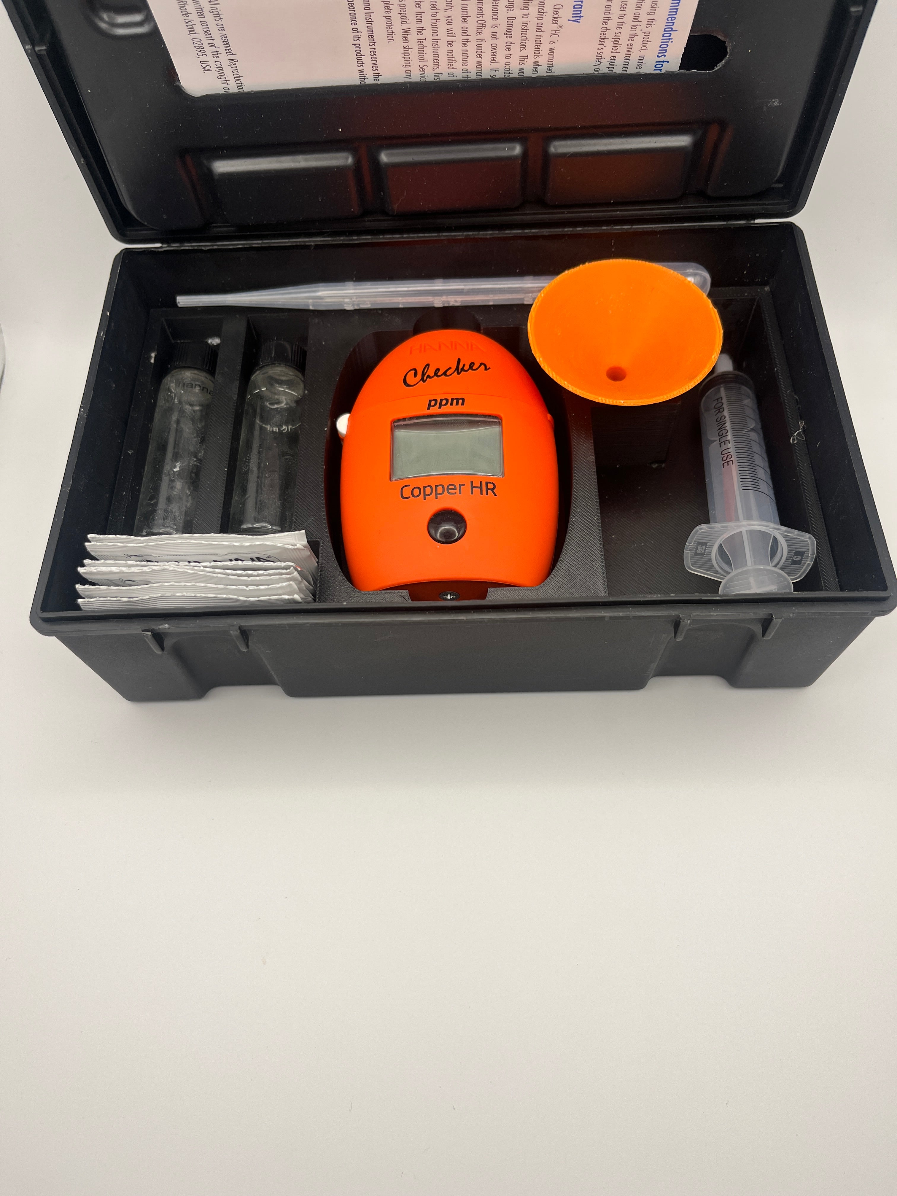 Hanna Checker Copper HR Insert With Funnel Holder