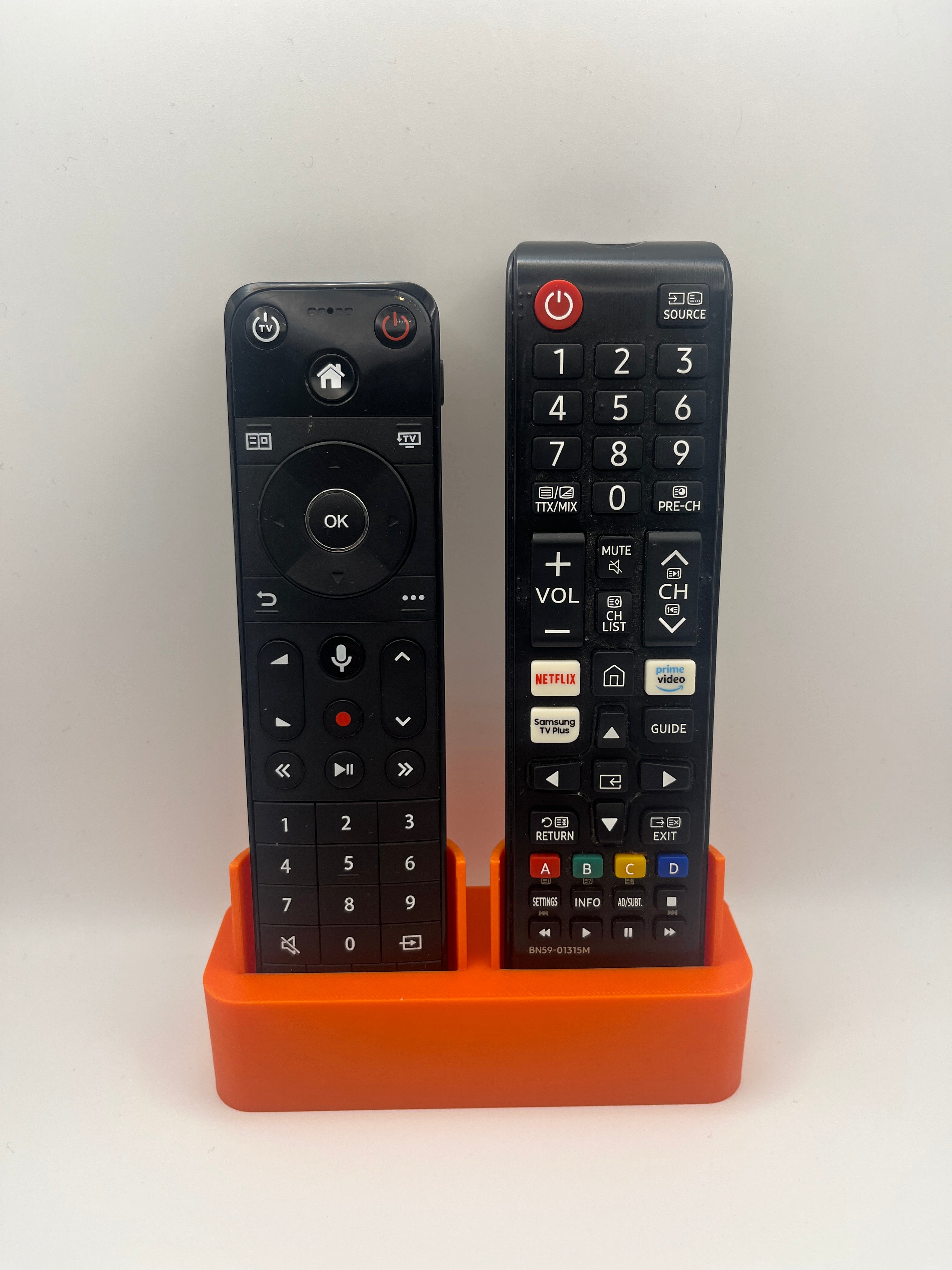 Samsung TV and Virgin Media Box Remote Control Holder/Stand