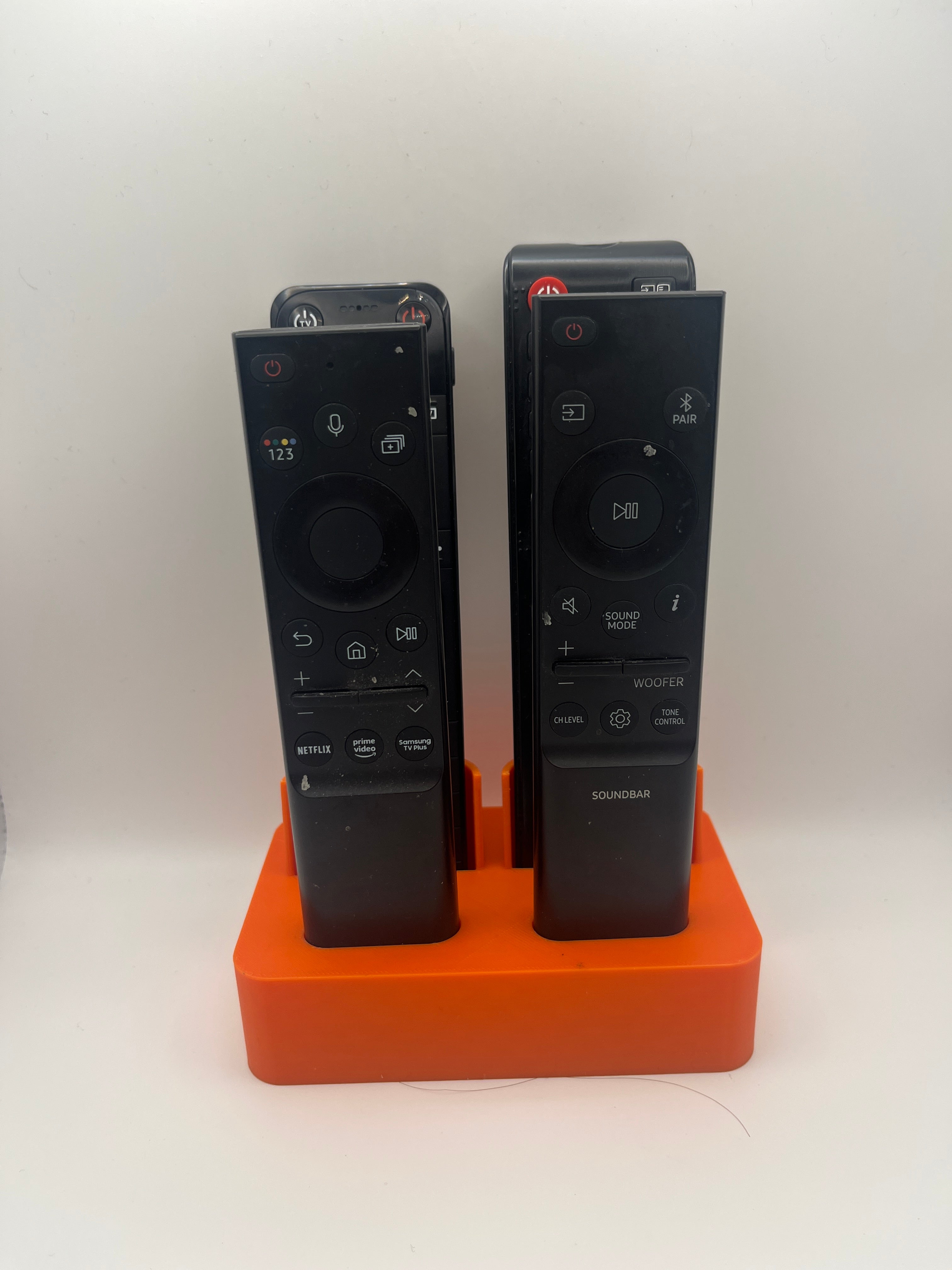Samsung TV X3 and Virgin Media Box Remote Control Holder/Stand