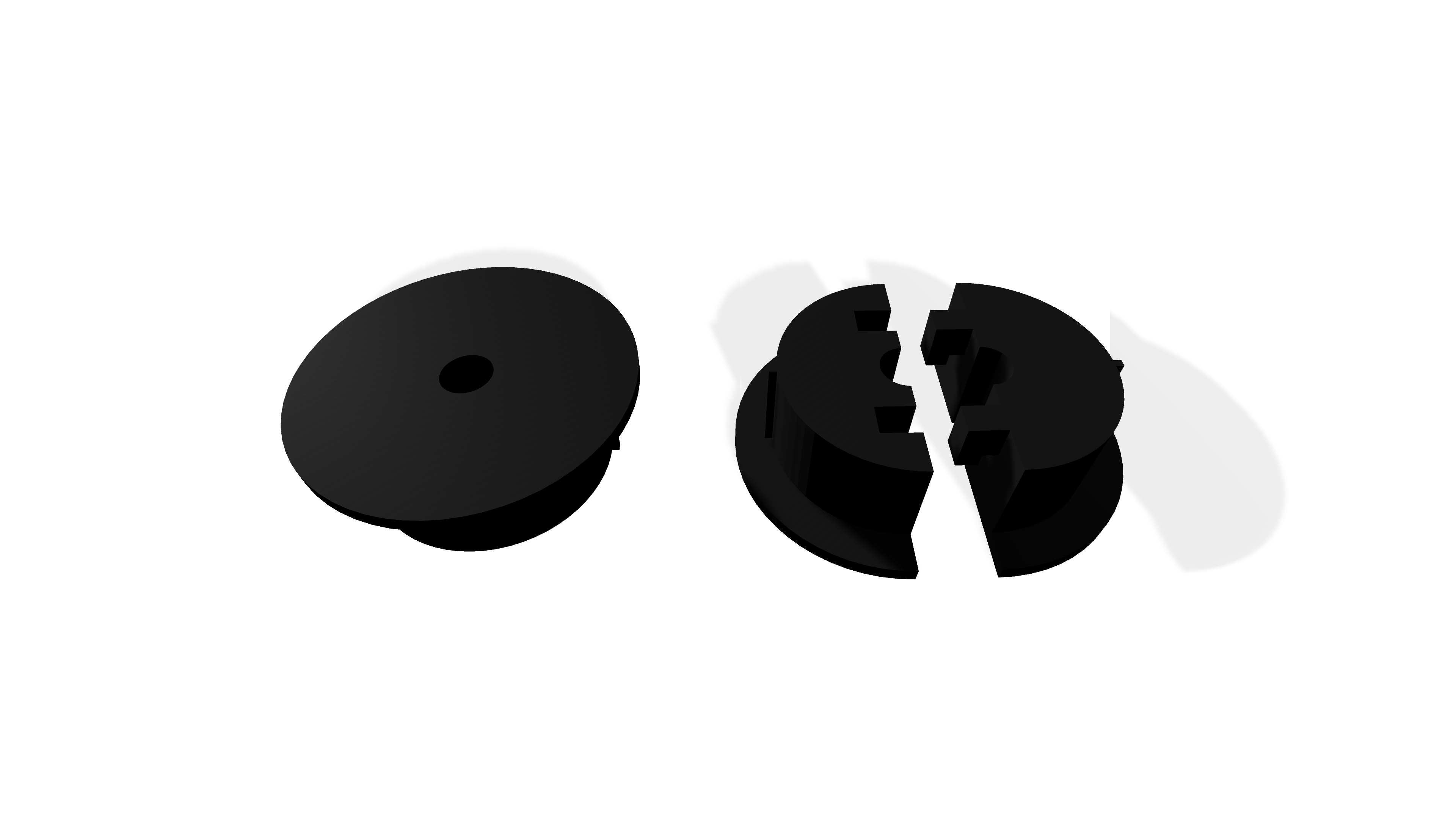 Cable Grommet 32mm With a 6mm Centre Hole