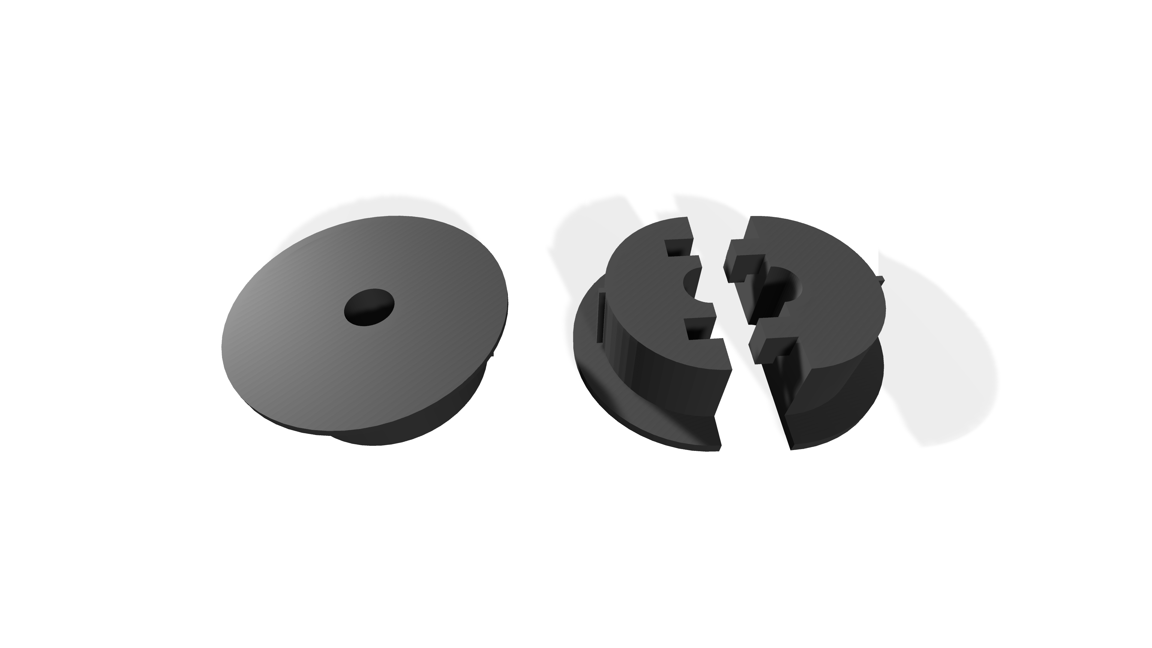 Cable Grommet 25mm With a 7mm Centre Hole