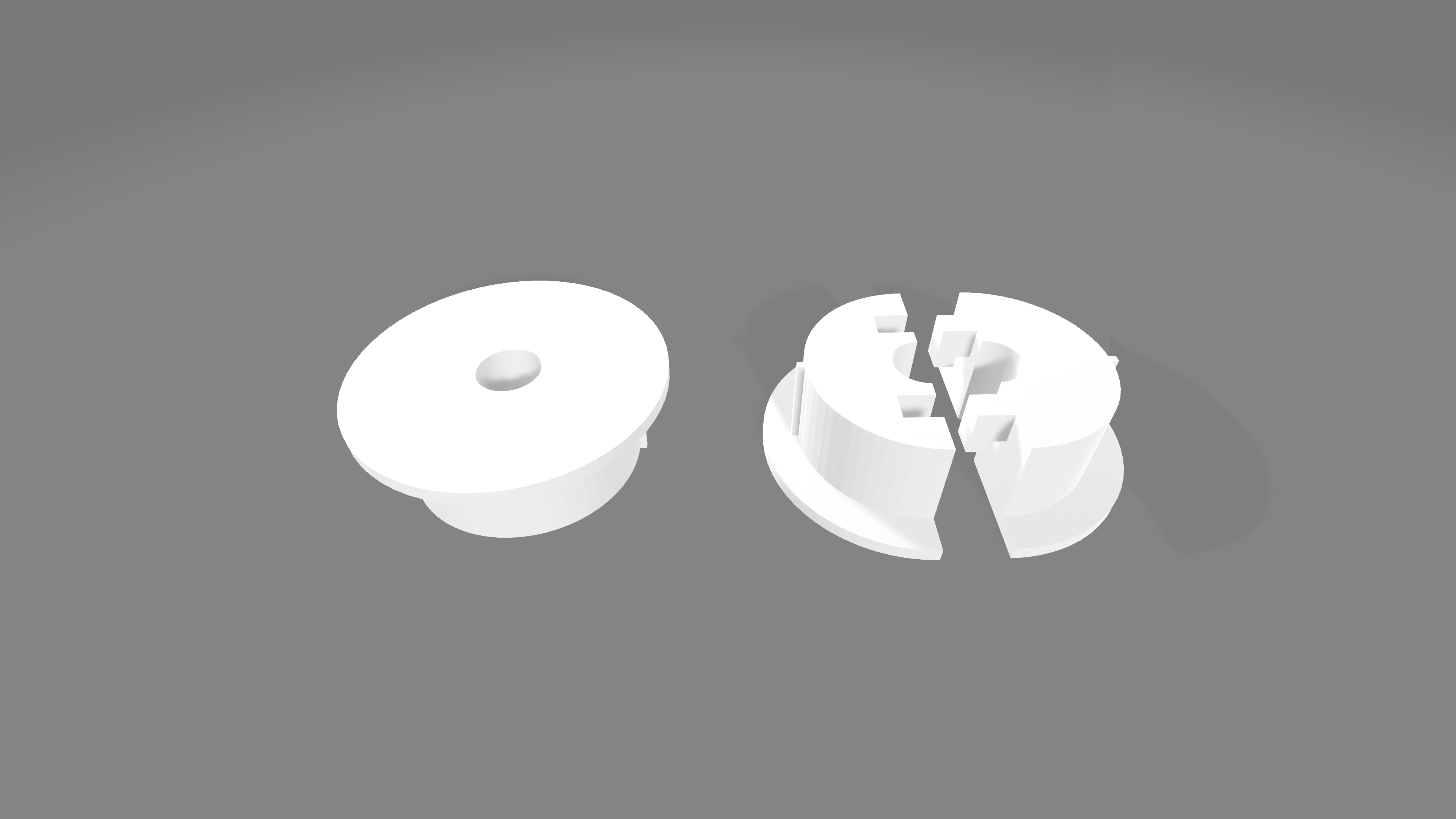 Cable Grommet 25mm With a 8mm Centre Hole