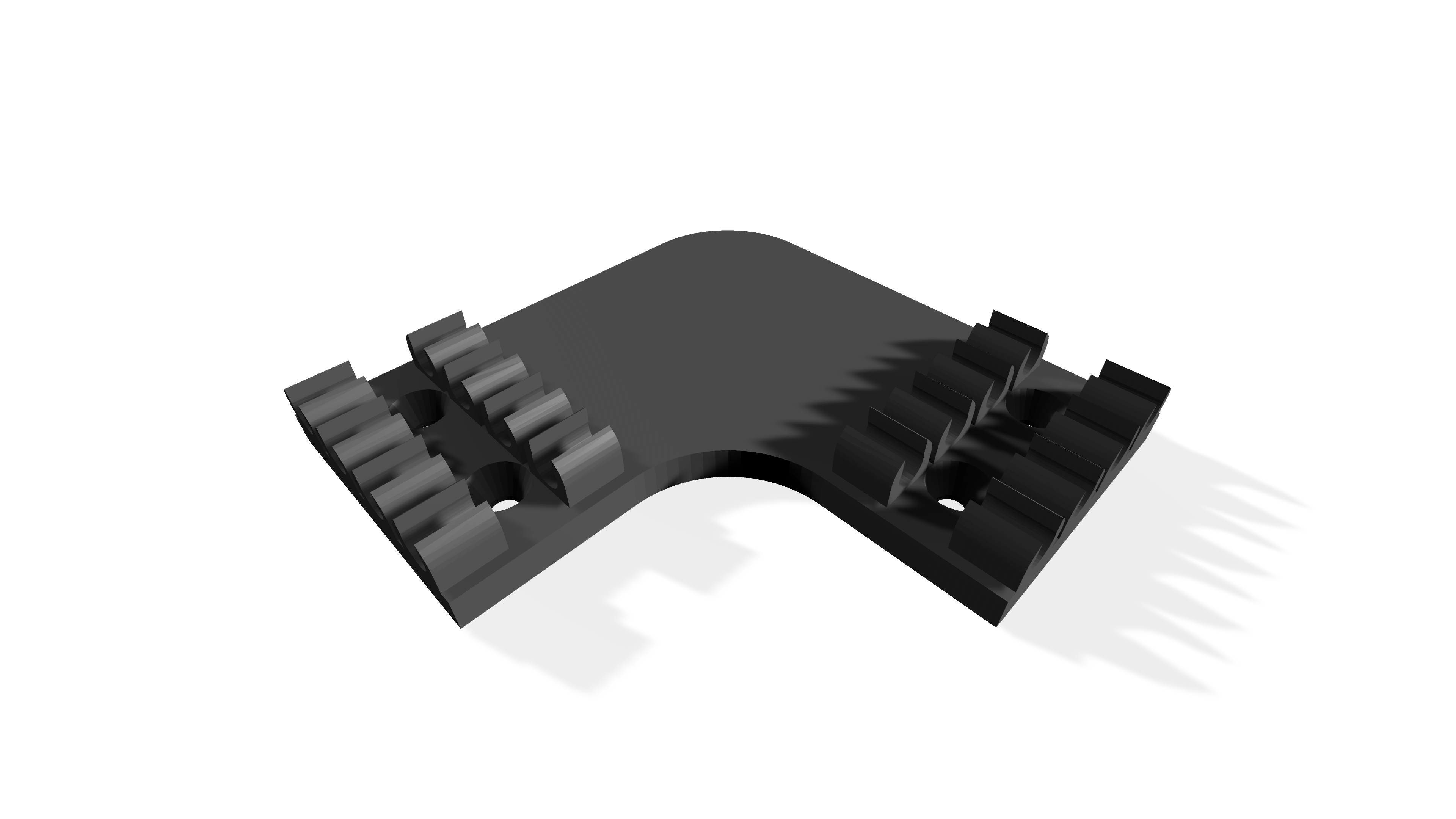 Cable Management Mount Corner Piece For 6mm Cables