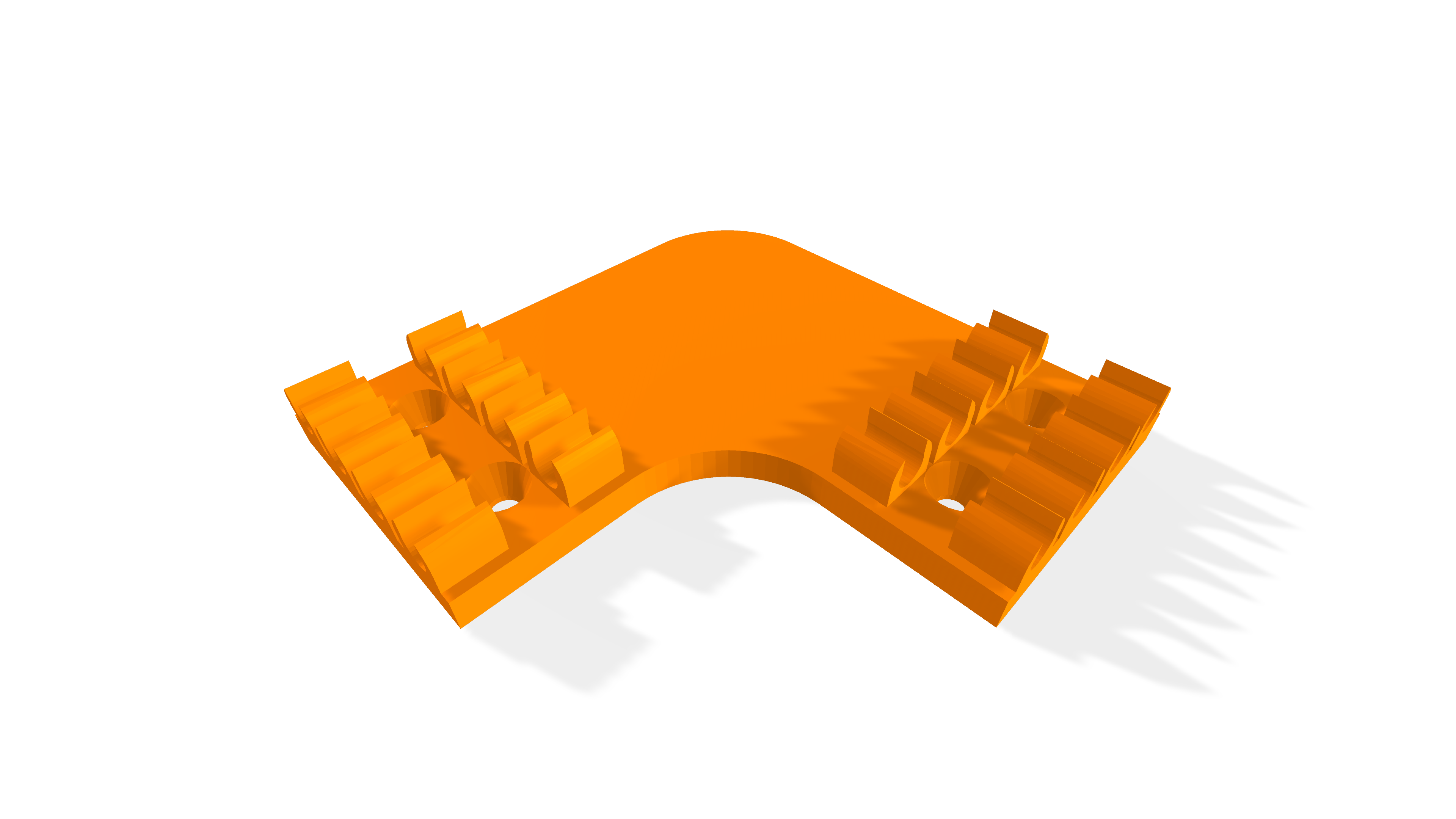 Cable Management Mount Corner Piece For 6mm Cables