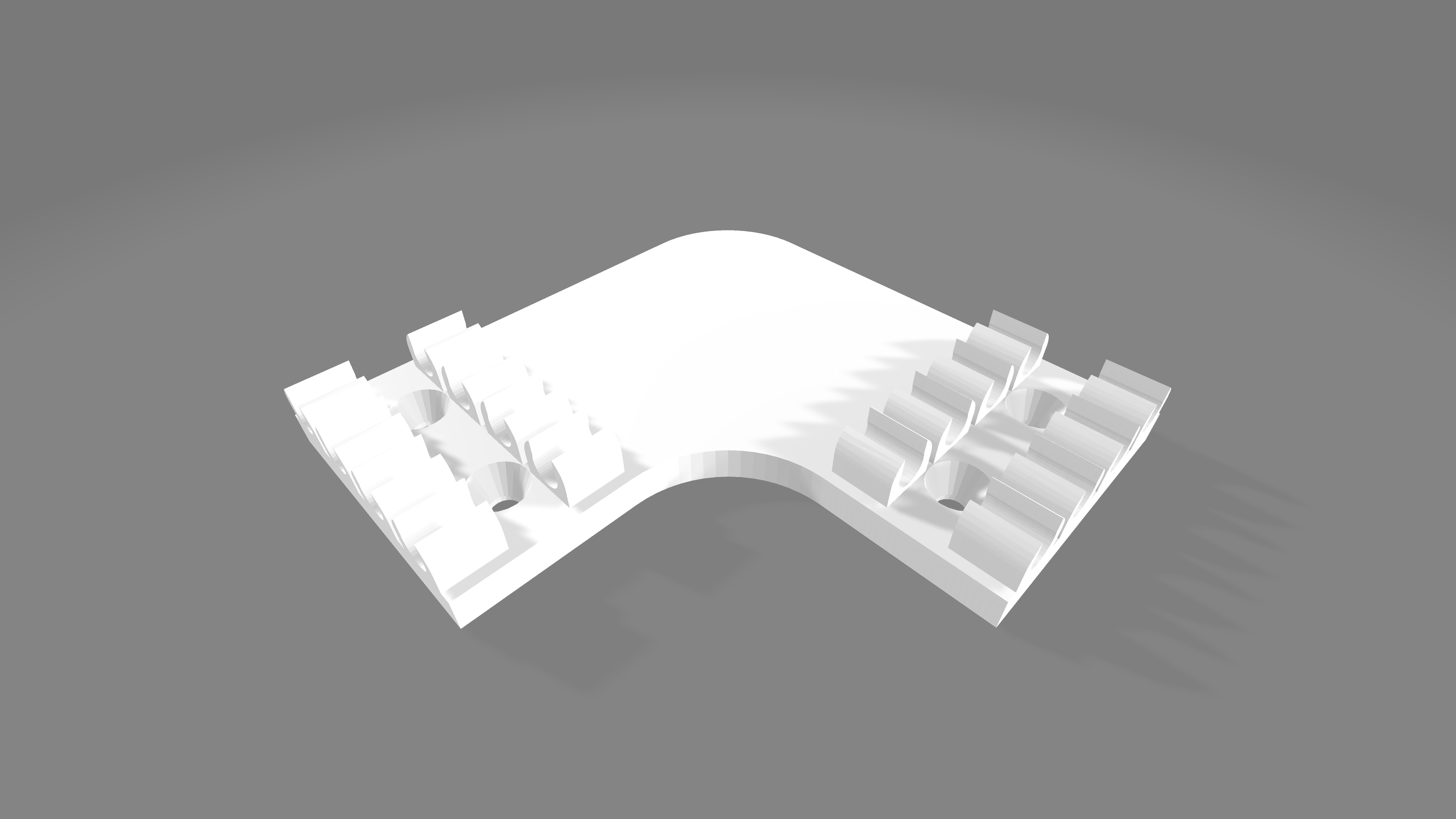 Cable Management Mount Corner Piece For 6mm Cables