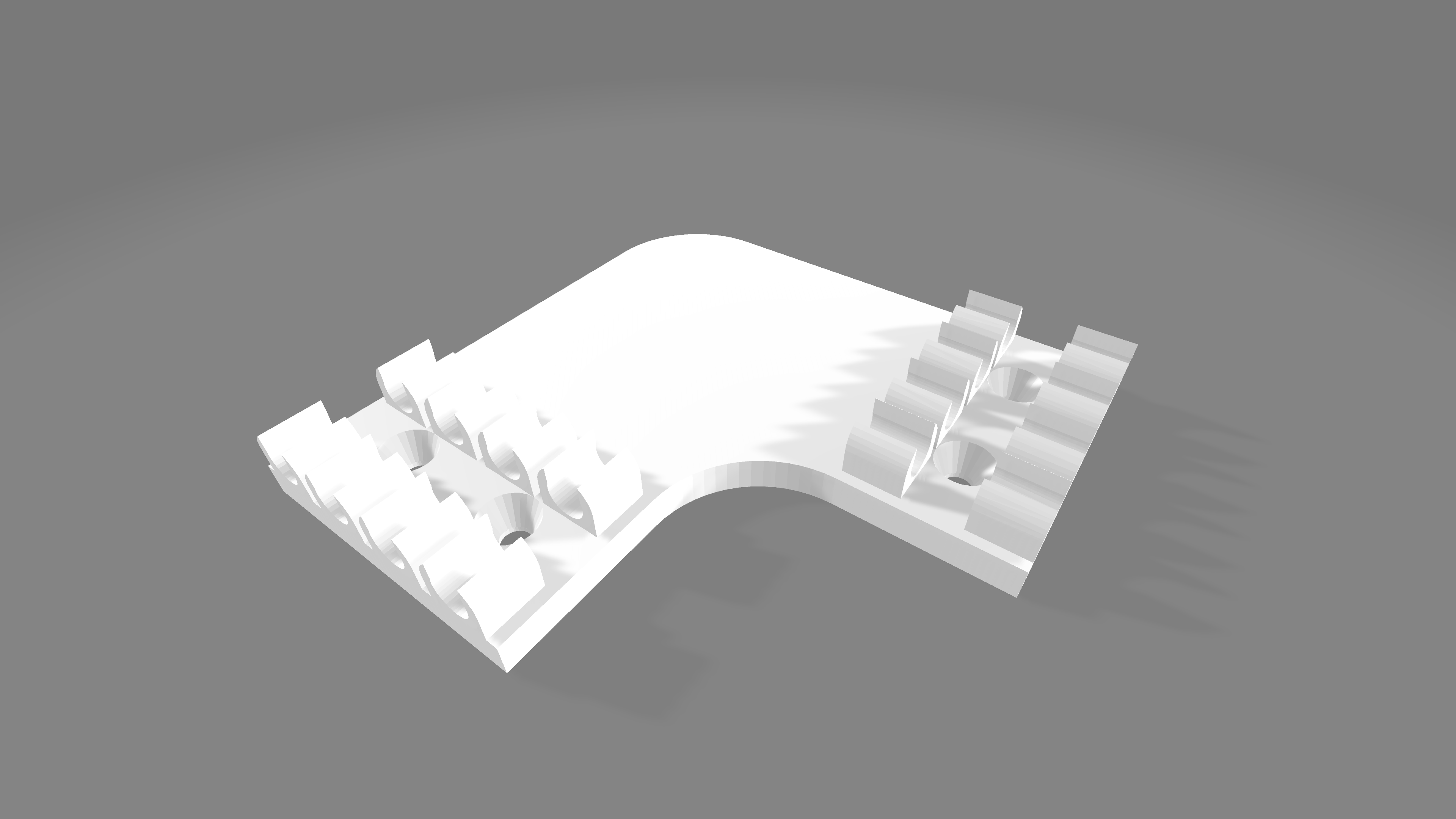 Cable Management Mount Corner Piece For 7mm Cables