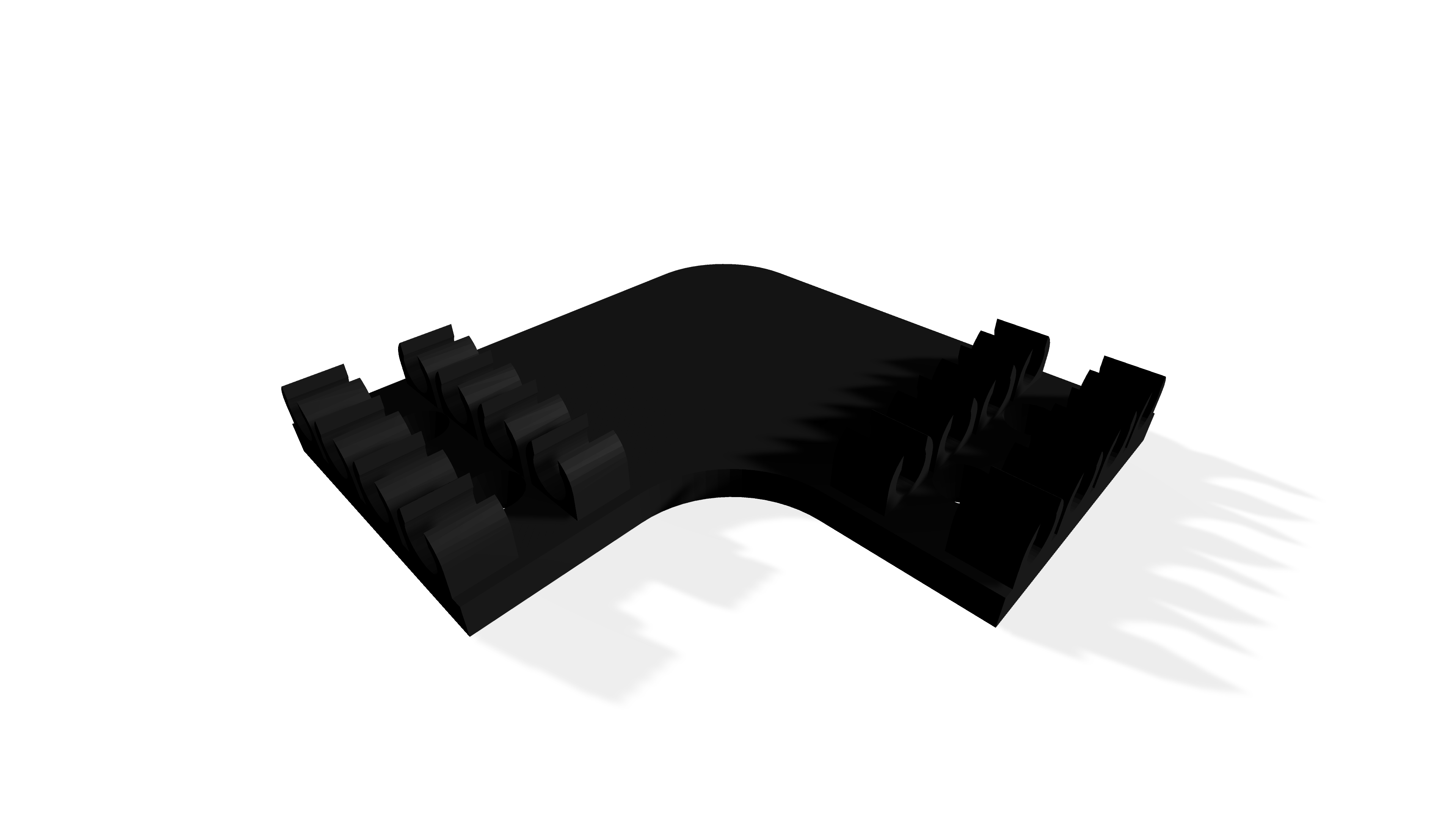 Cable Management Mount Corner Piece For 8mm Cables
