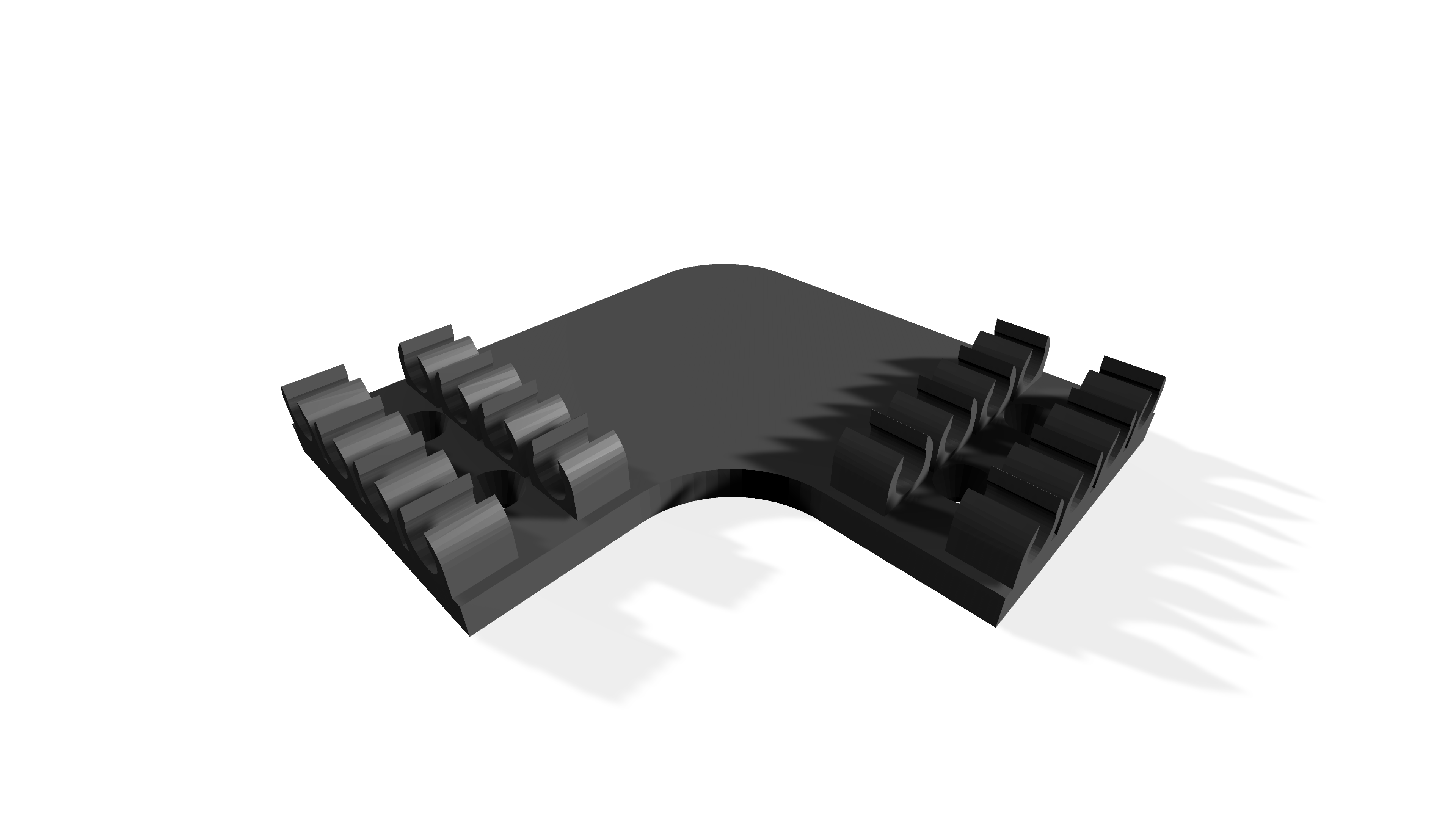 Cable Management Mount Corner Piece For 8mm Cables