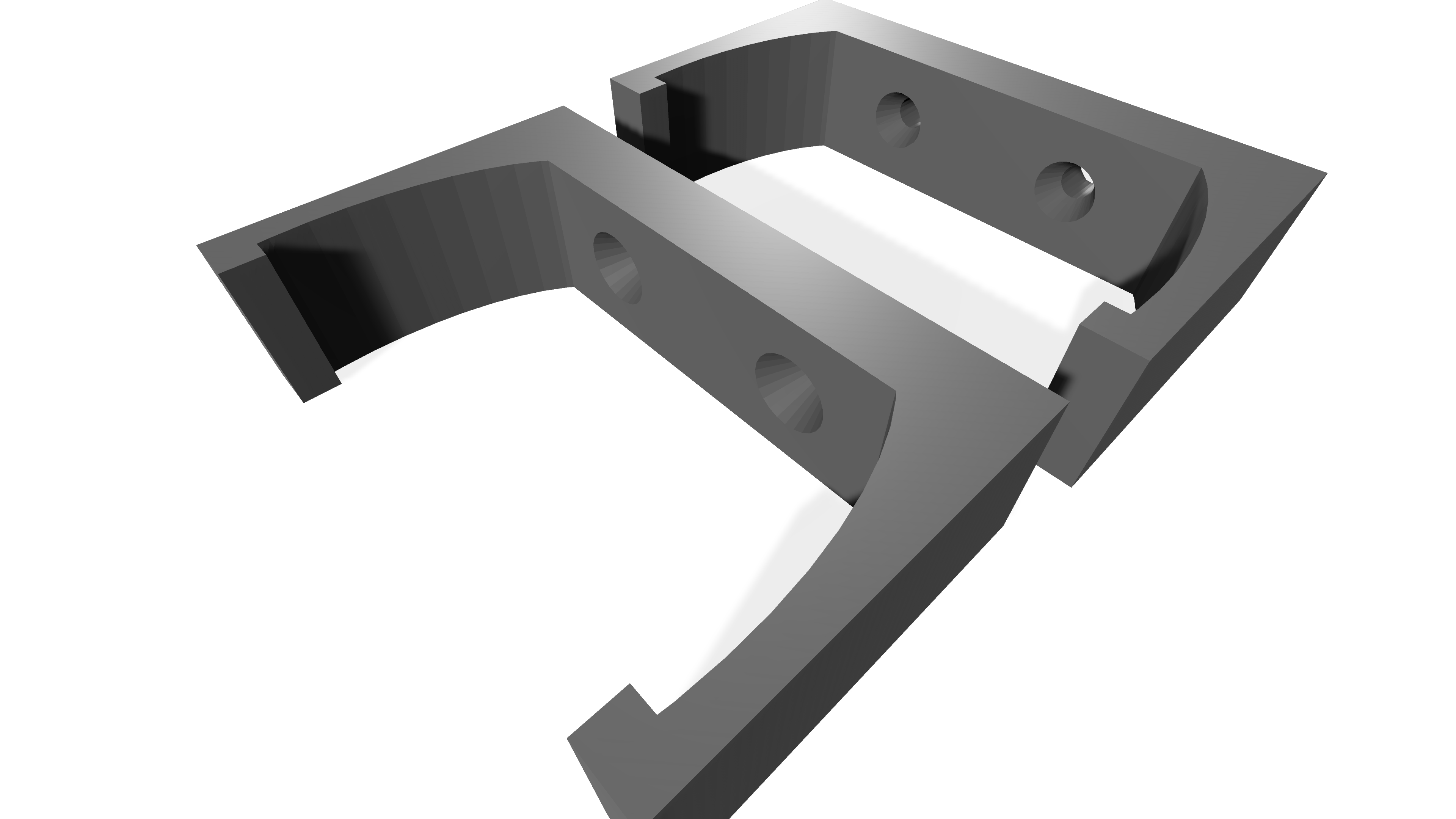 3D Printed Wall Mount For Belkin Extension Lead 4 Way