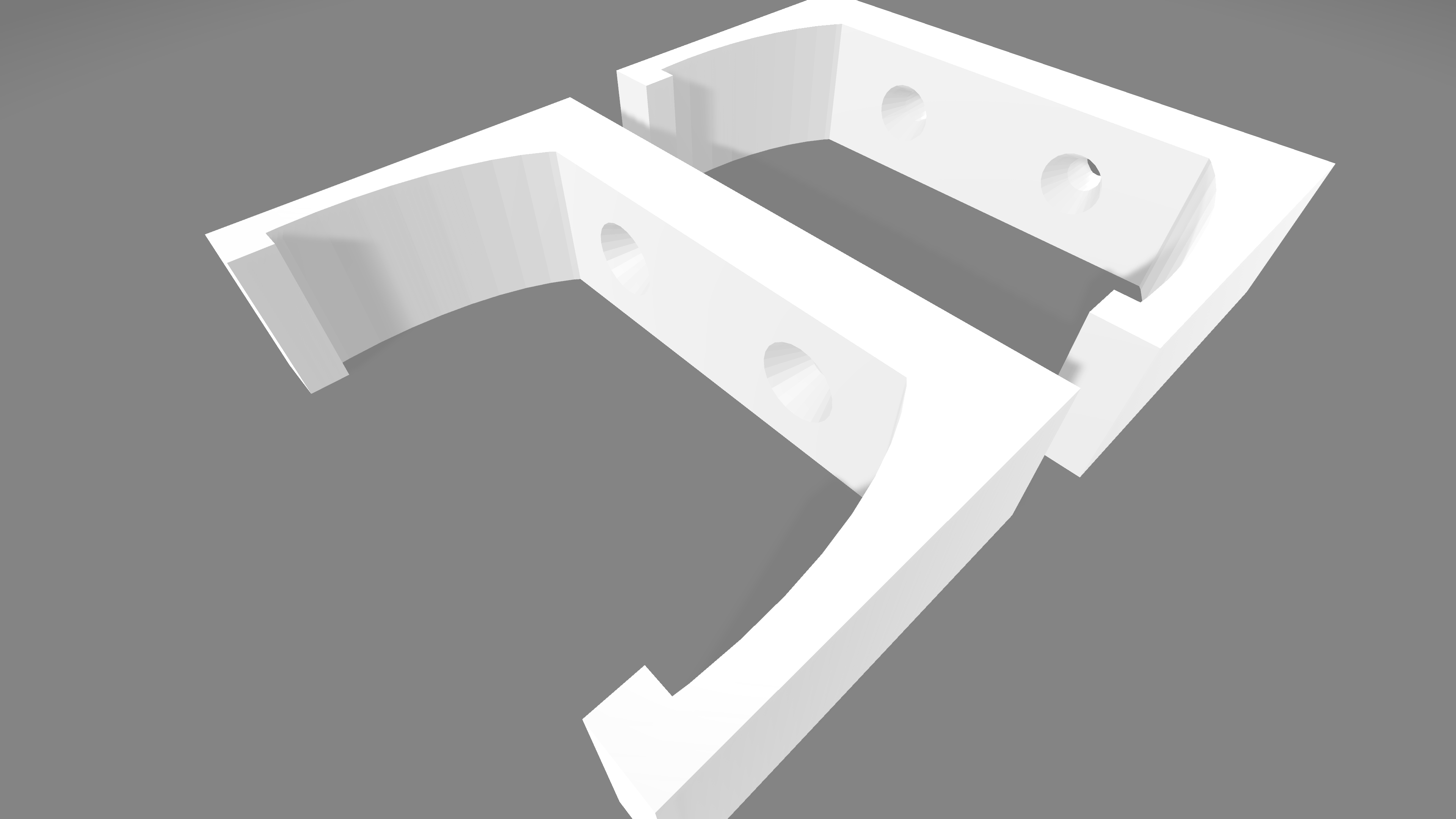 3D Printed Wall Mount For Belkin Extension Lead 4 Way