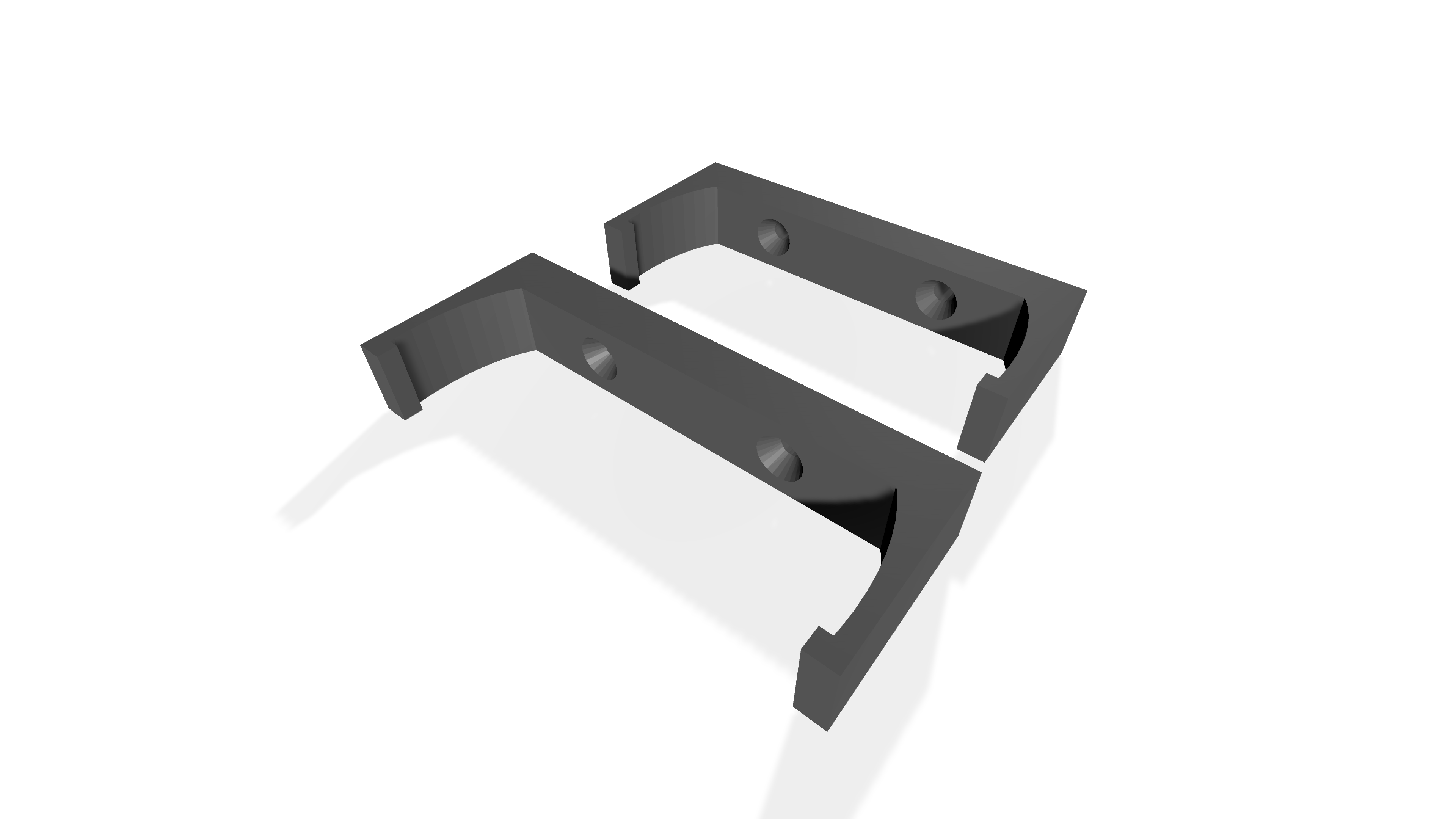 3D Printed Wall Mount For Belkin Extension Lead 8 Way