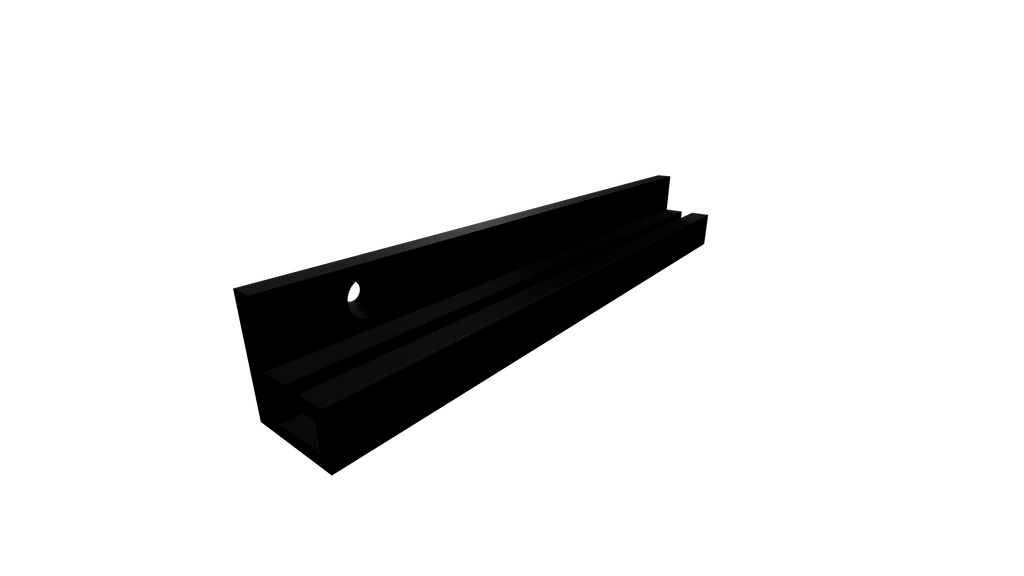 Aquarium Modular Storage System Rail Surface Mount 200mm Long