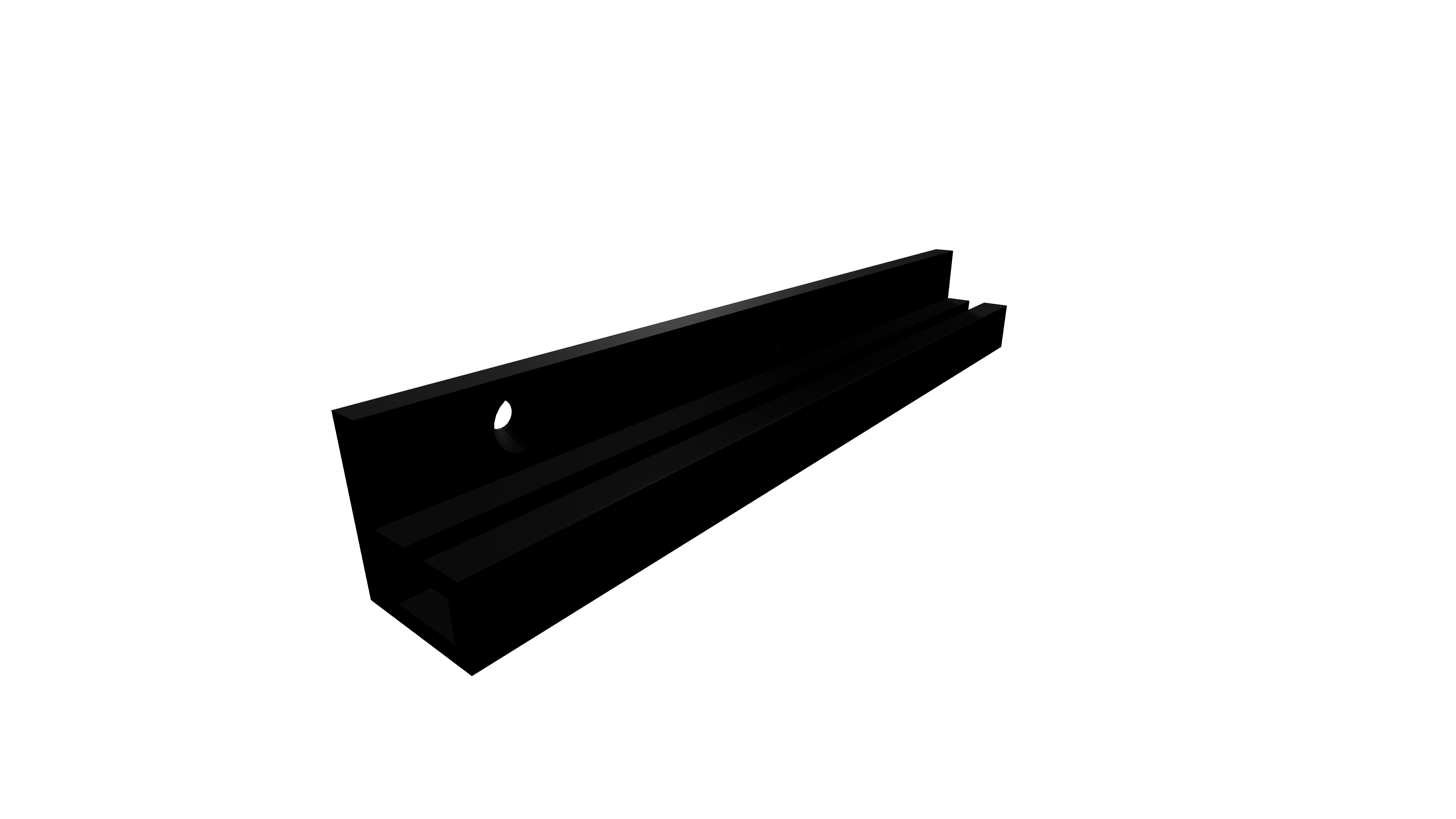 Aquarium Modular Storage System Rail Surface Mount 200mm Long