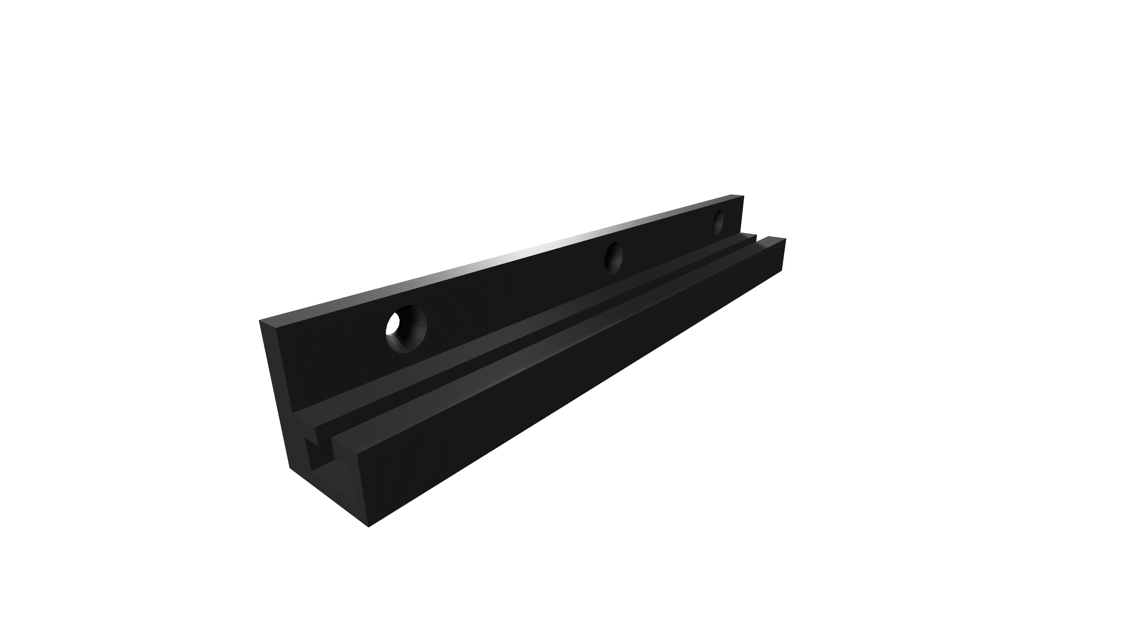 Aquarium Modular Storage System Rail Surface Mount 200mm Long