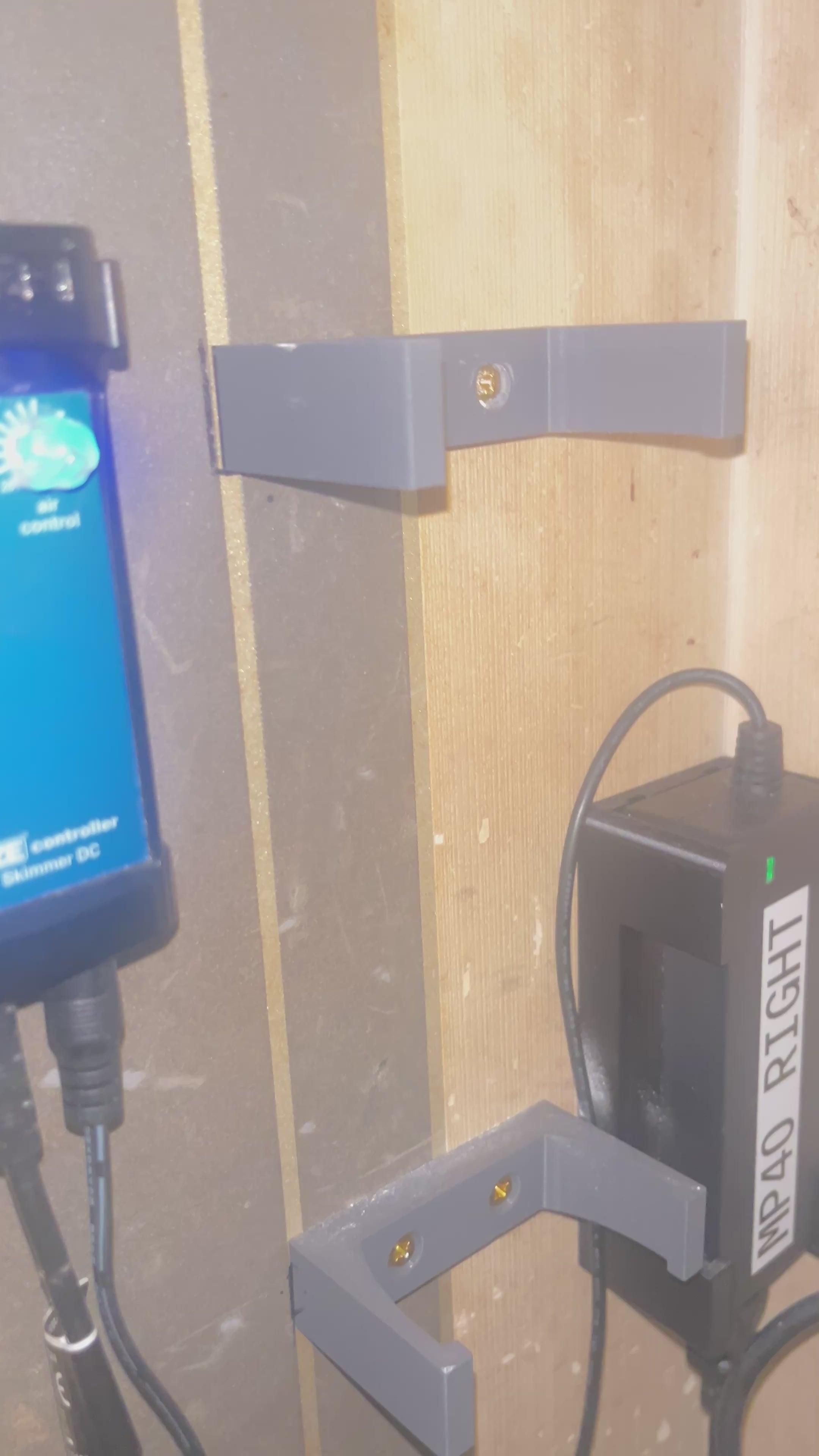 3D Printed Wall Mount For Belkin Extension Lead 6 Way